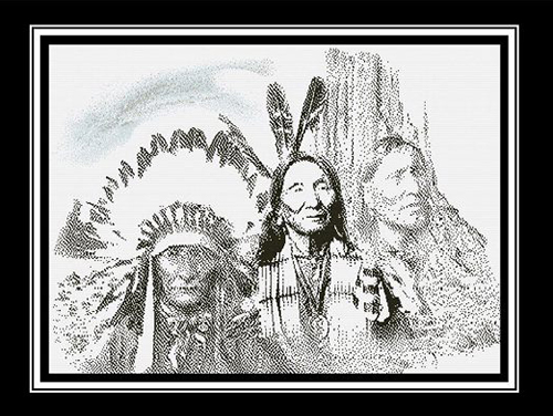 Pen & Ink - Native Americans